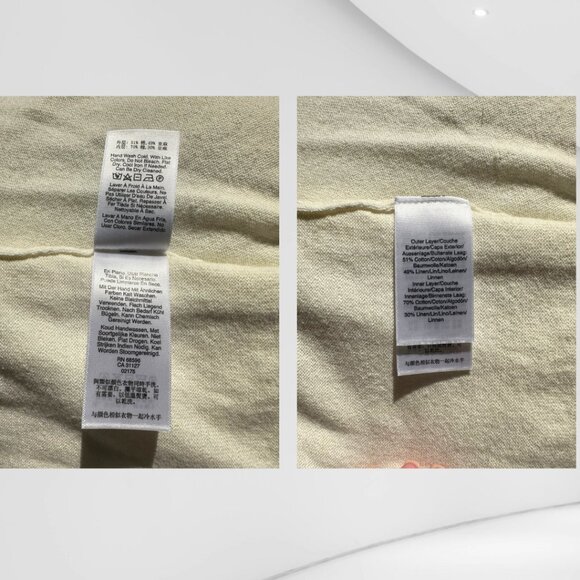 Donna Karan Double Layer White Lace Knit Tank – Size Medium - Picture 8 of 8